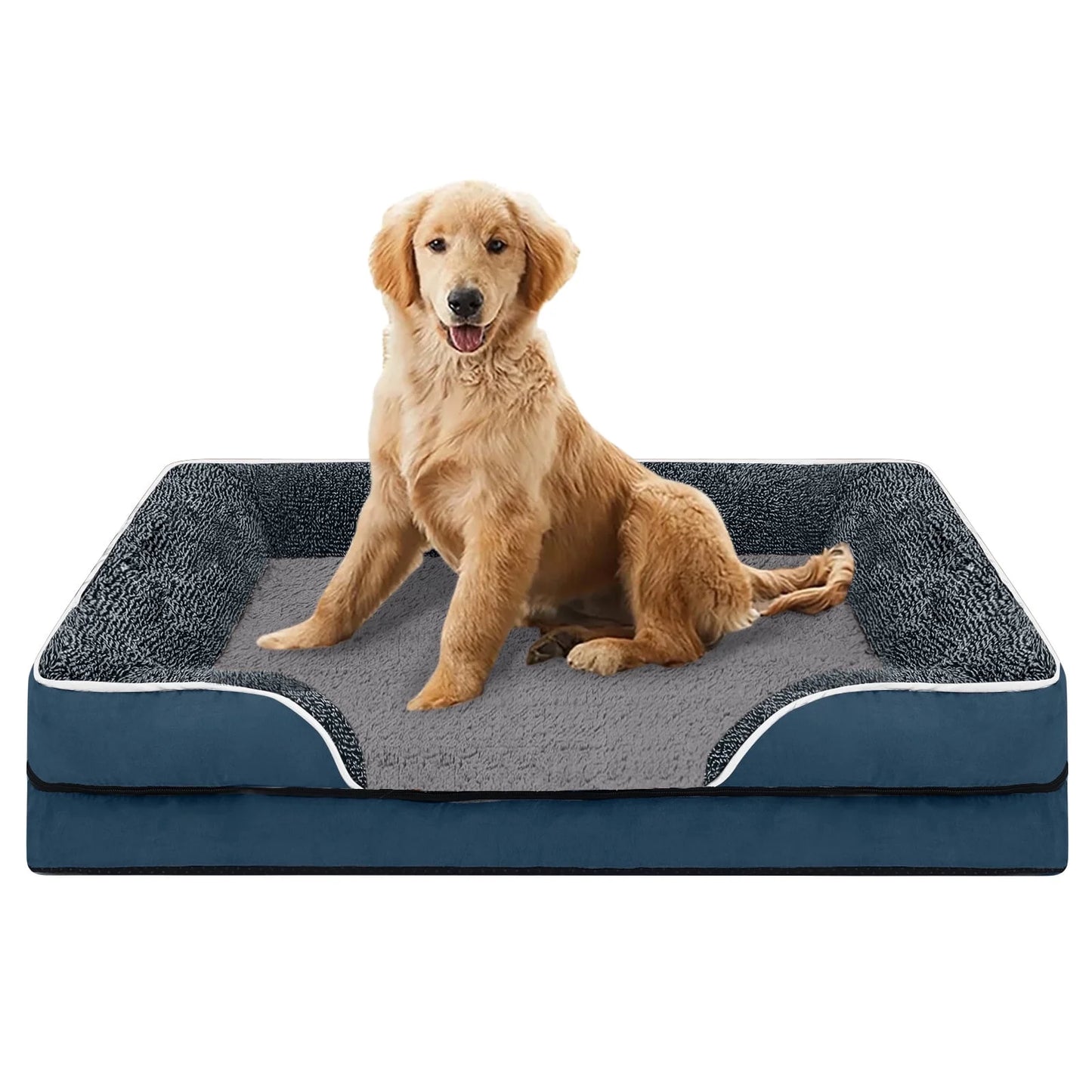 Orthopedic Dog Sofa Bed – Supportive Pet Bed for Small, Medium & Large Dogs | Removable & Washable Cover, Plush Comfort (Sizes S–XL)
