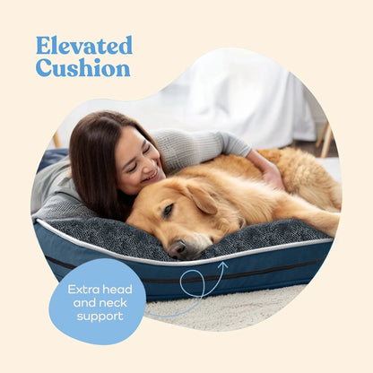 Orthopedic Dog Sofa Bed – Supportive Pet Bed for Small, Medium & Large Dogs | Removable & Washable Cover, Plush Comfort (Sizes S–XL)