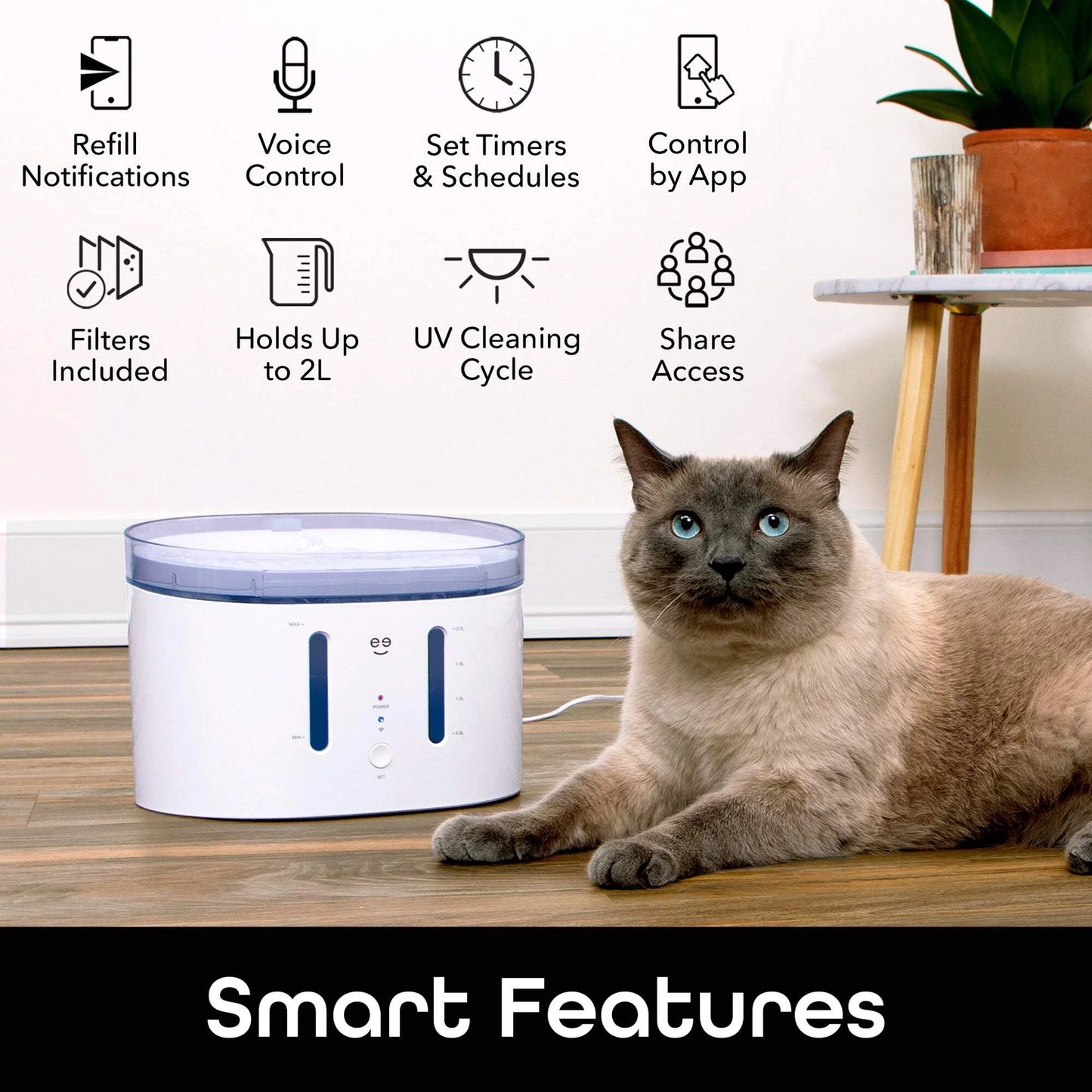 Smart Pet Water Fountain | 2.5L Automatic Hydration Station for Cats & Dogs