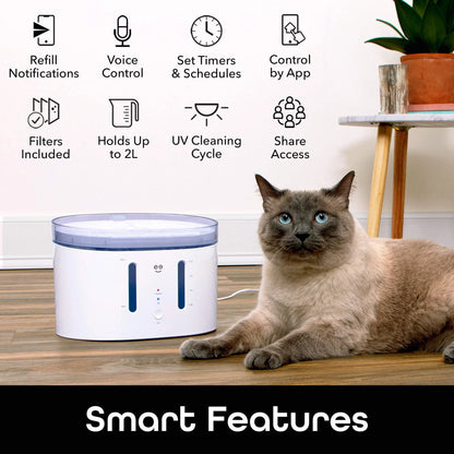 Smart Pet Water Fountain | 2.5L Automatic Hydration Station for Cats & Dogs