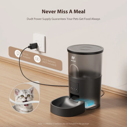 Smart Automatic Pet Feeder with App Control & Timer | A Pets Palace