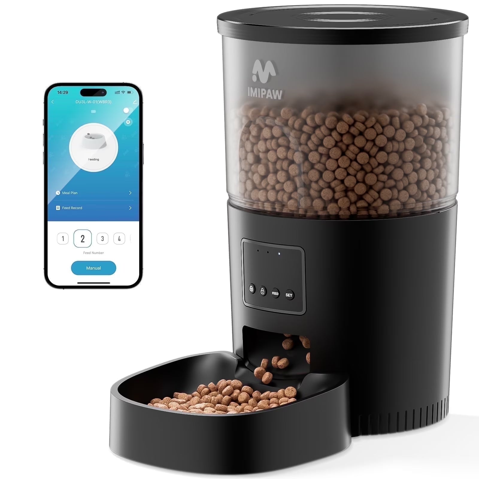 Smart Automatic Pet Feeder with App Control & Timer | A Pets Palace