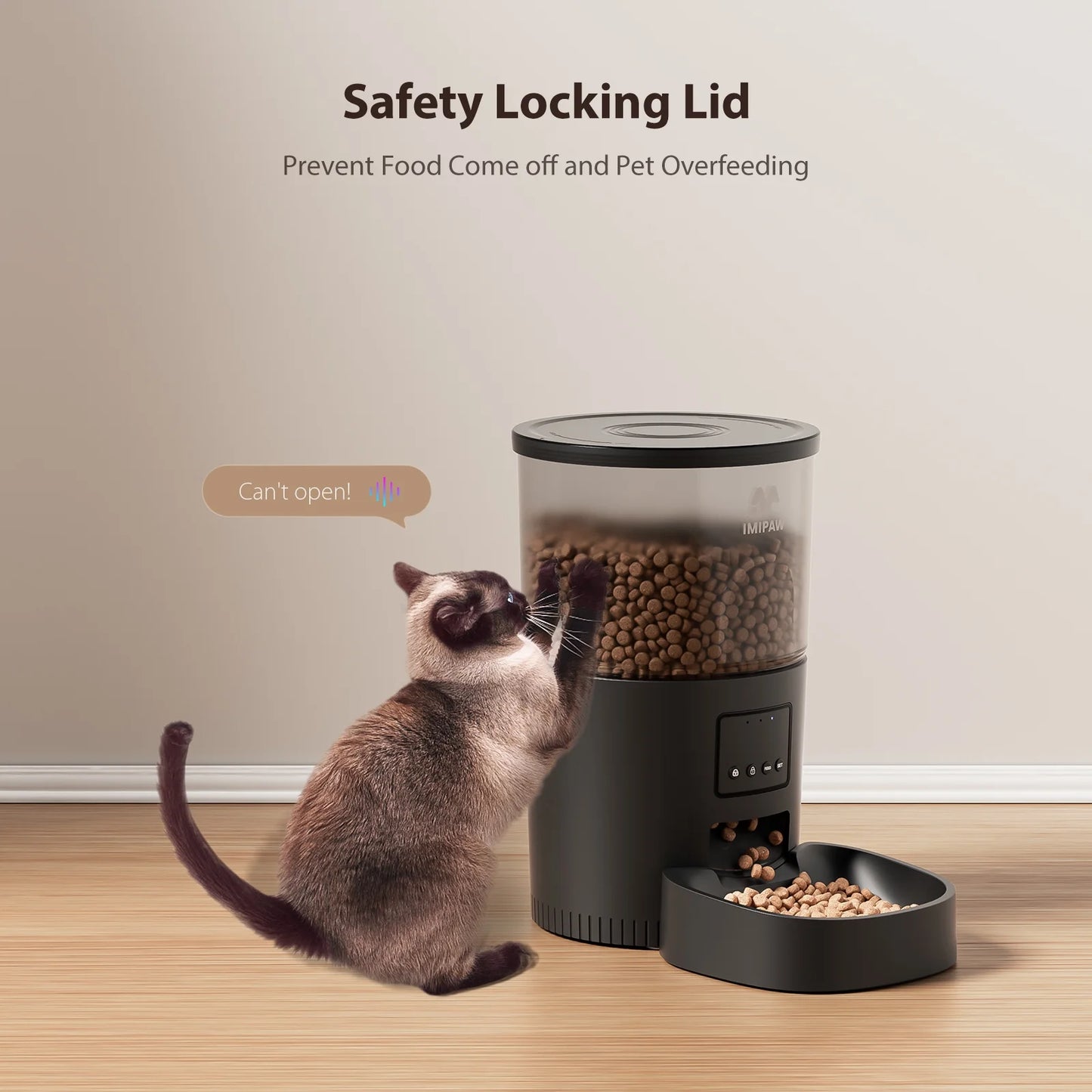 Smart Automatic Pet Feeder with App Control & Timer | A Pets Palace