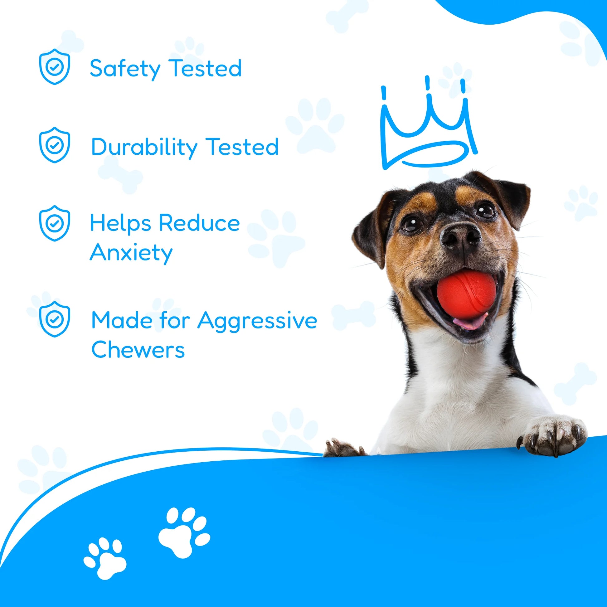 Large Dog Chew Toys for Aggressive Chewers – 4-Pack Durable Ropes & Balls