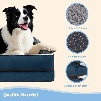 Orthopedic Dog Sofa Bed – Supportive Pet Bed for Small, Medium & Large Dogs | Removable & Washable Cover, Plush Comfort (Sizes S–XL)